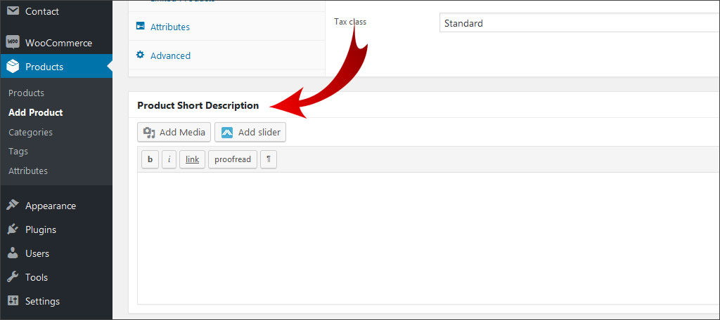 product short description