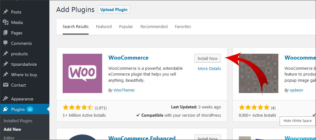 woocommerce